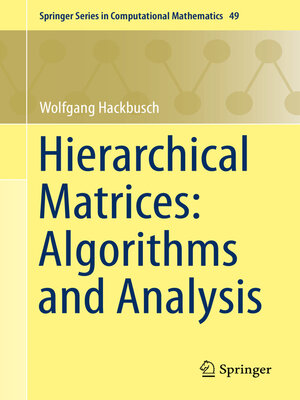cover image of Hierarchical Matrices